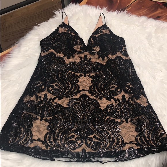 FREE PEOPLE Night Shimmers Mini Dress - Picture 7 of 14